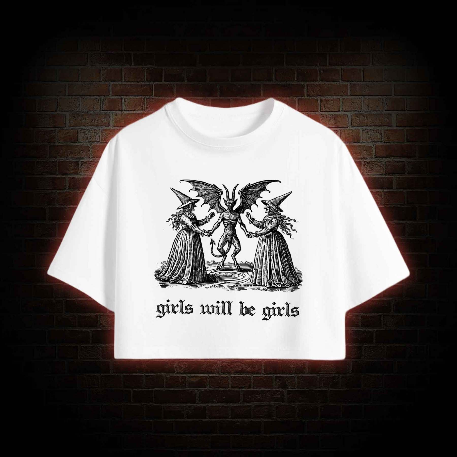 Girls Will Be Girls Crop Top