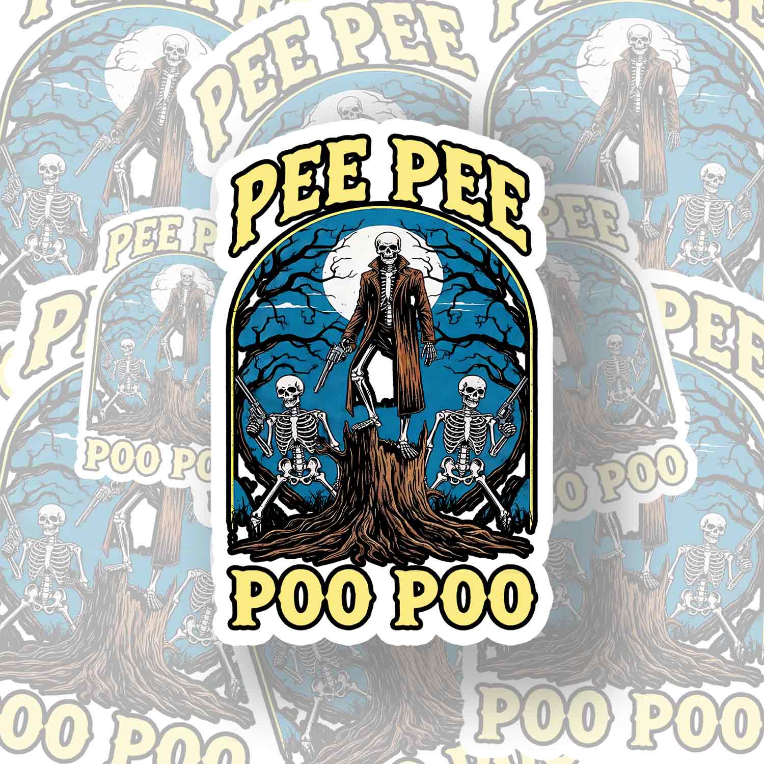Pee Pee Poo Poo Sticker