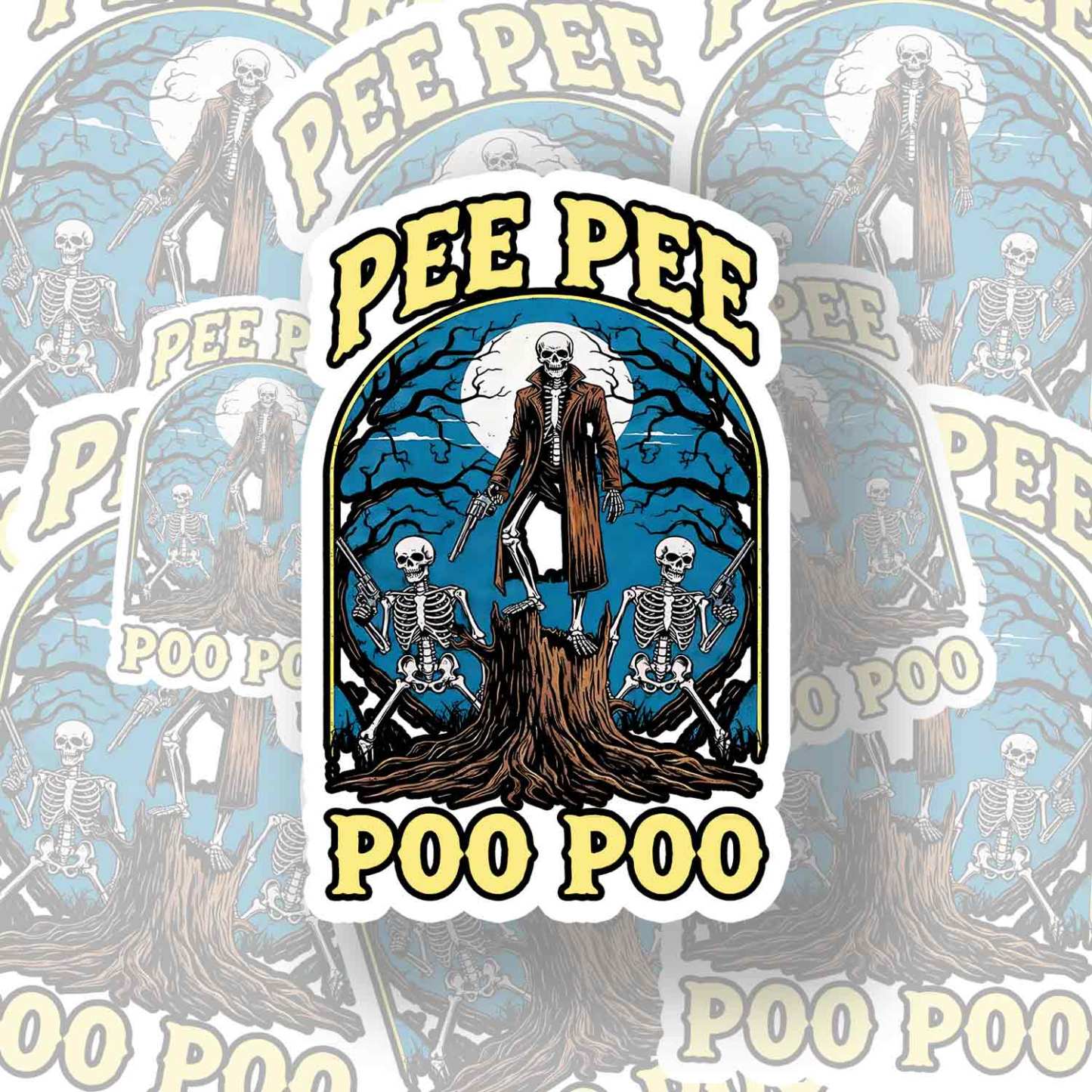Pee Pee Poo Poo Sticker