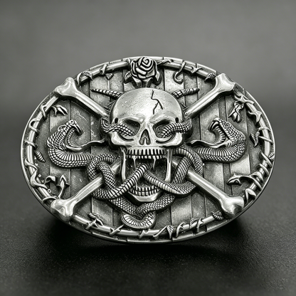 Horned Skull Belt buckle