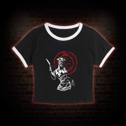 Hello Nurse! Slim Crop T-Shirts