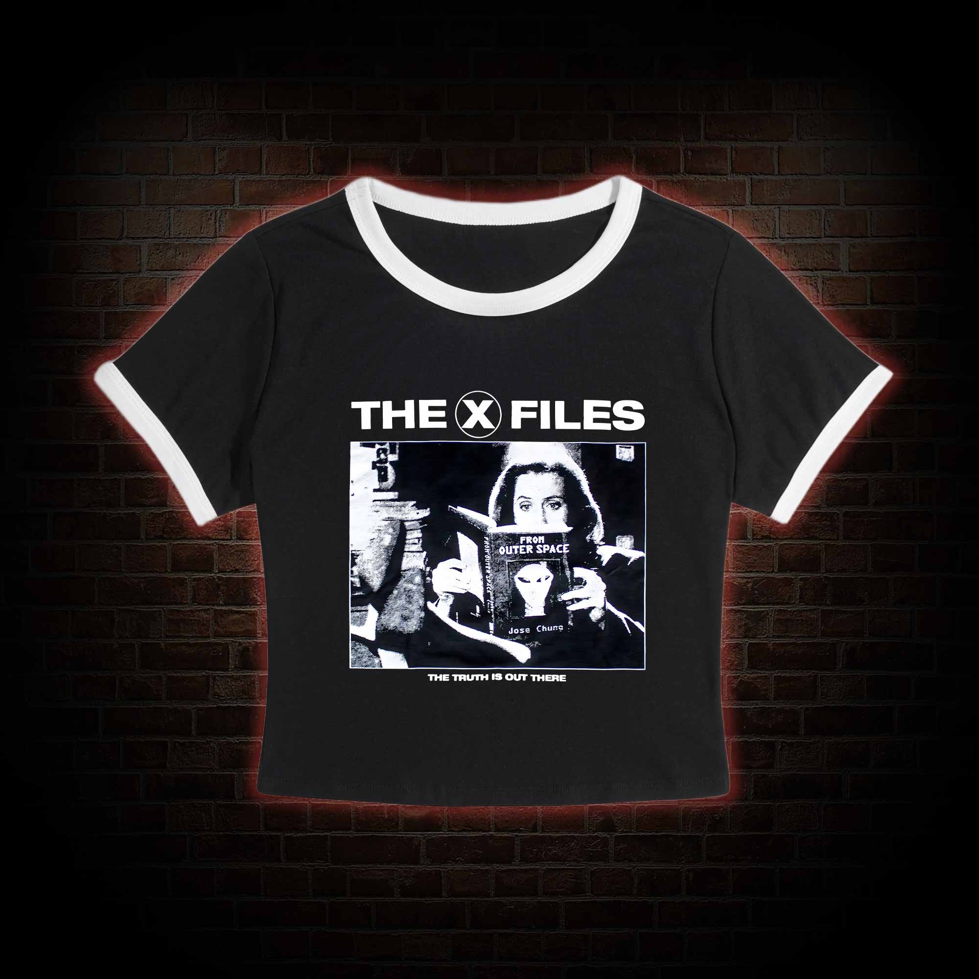 The Truth Is Out There Slim Crop T-Shirts