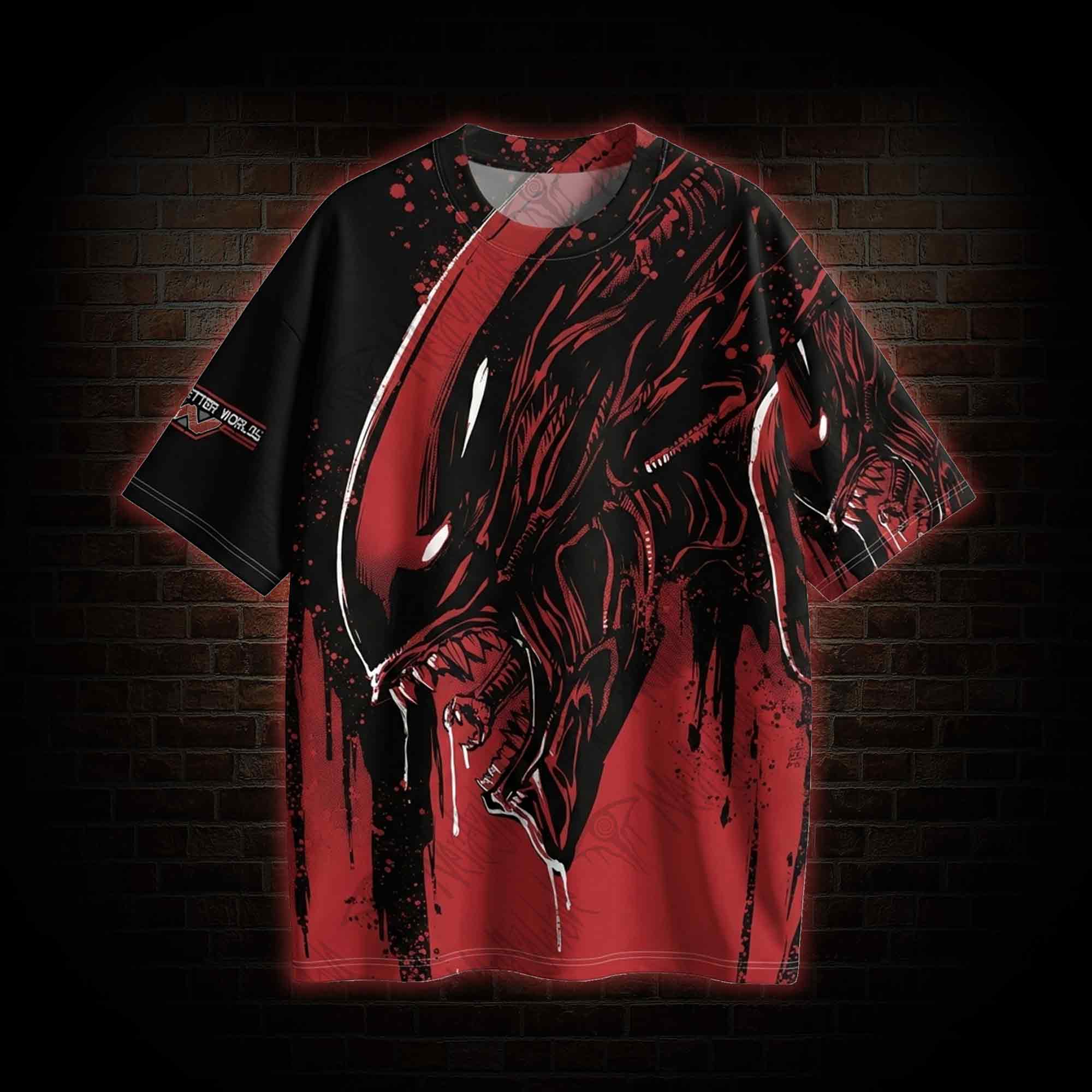 Alien Building Better Worlds Vintage Graphic T-shirt