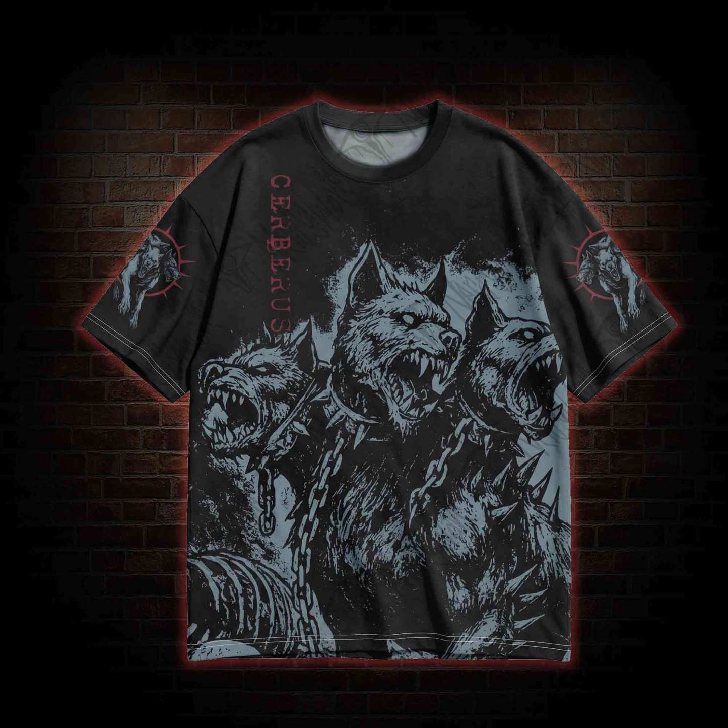 Cerberus Horror Vintage Graphic T-shirt