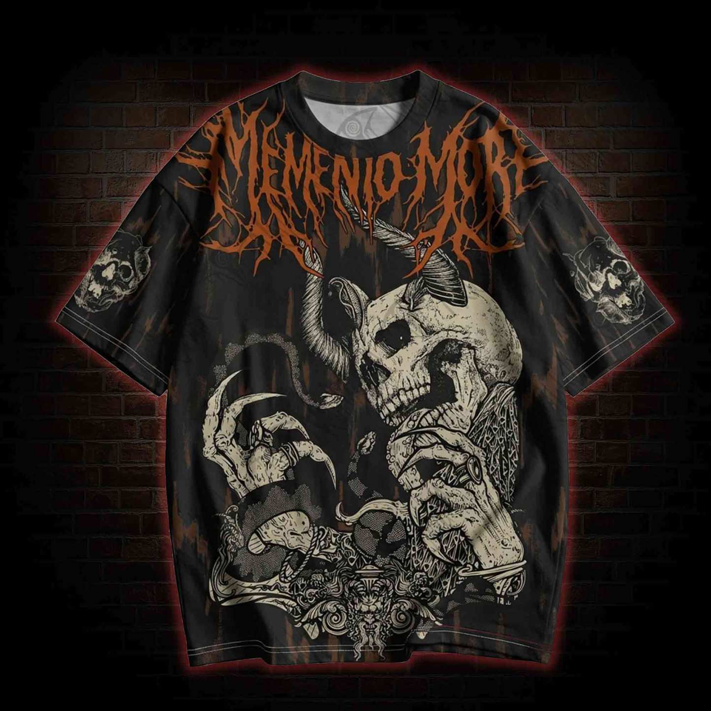 Memento Mori Vintage Graphic T-shirt