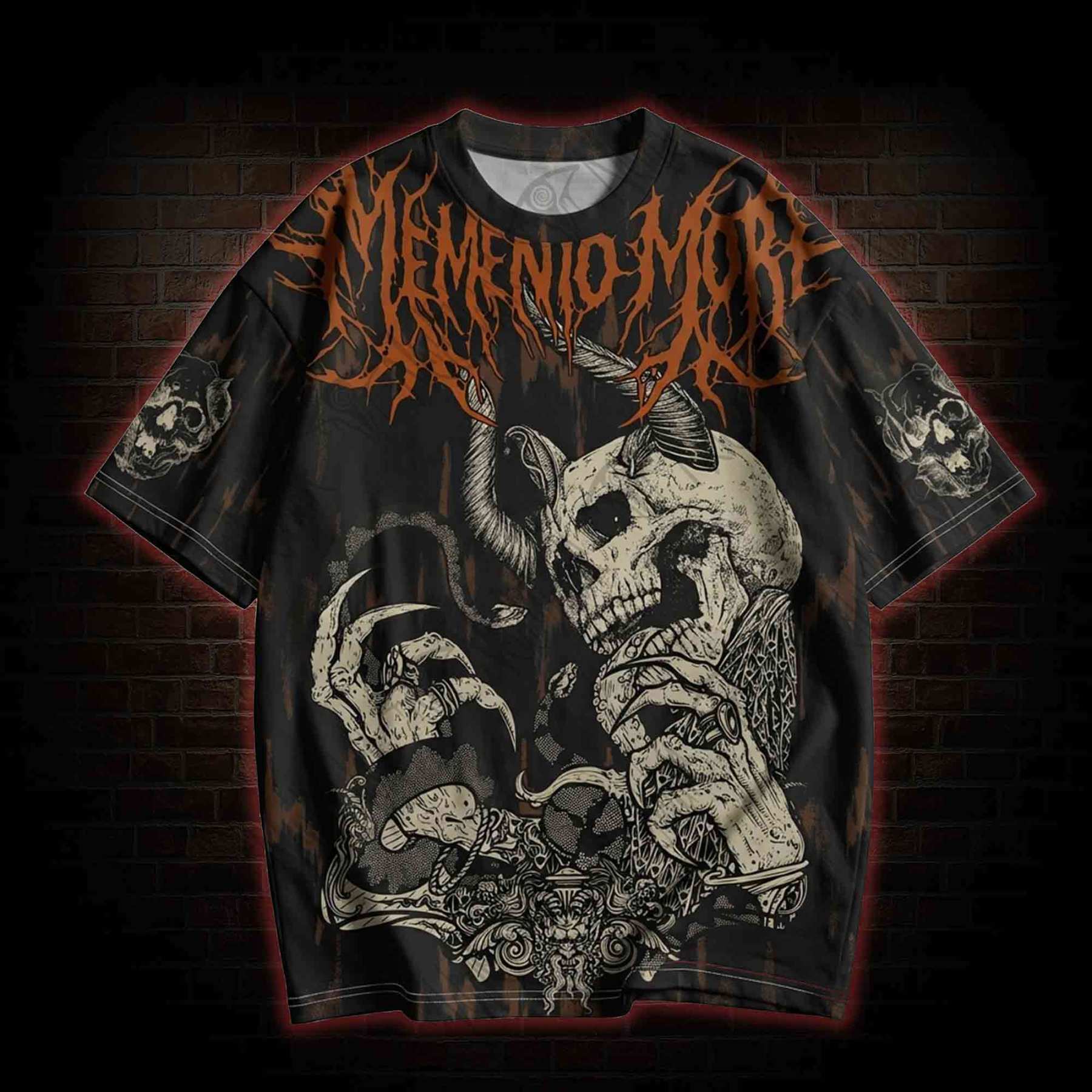 Memento Mori Vintage Graphic T-shirt