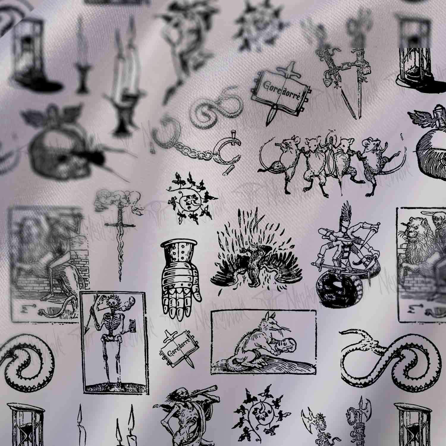 Weird Middle Ages Cowl Neck Slip Dress