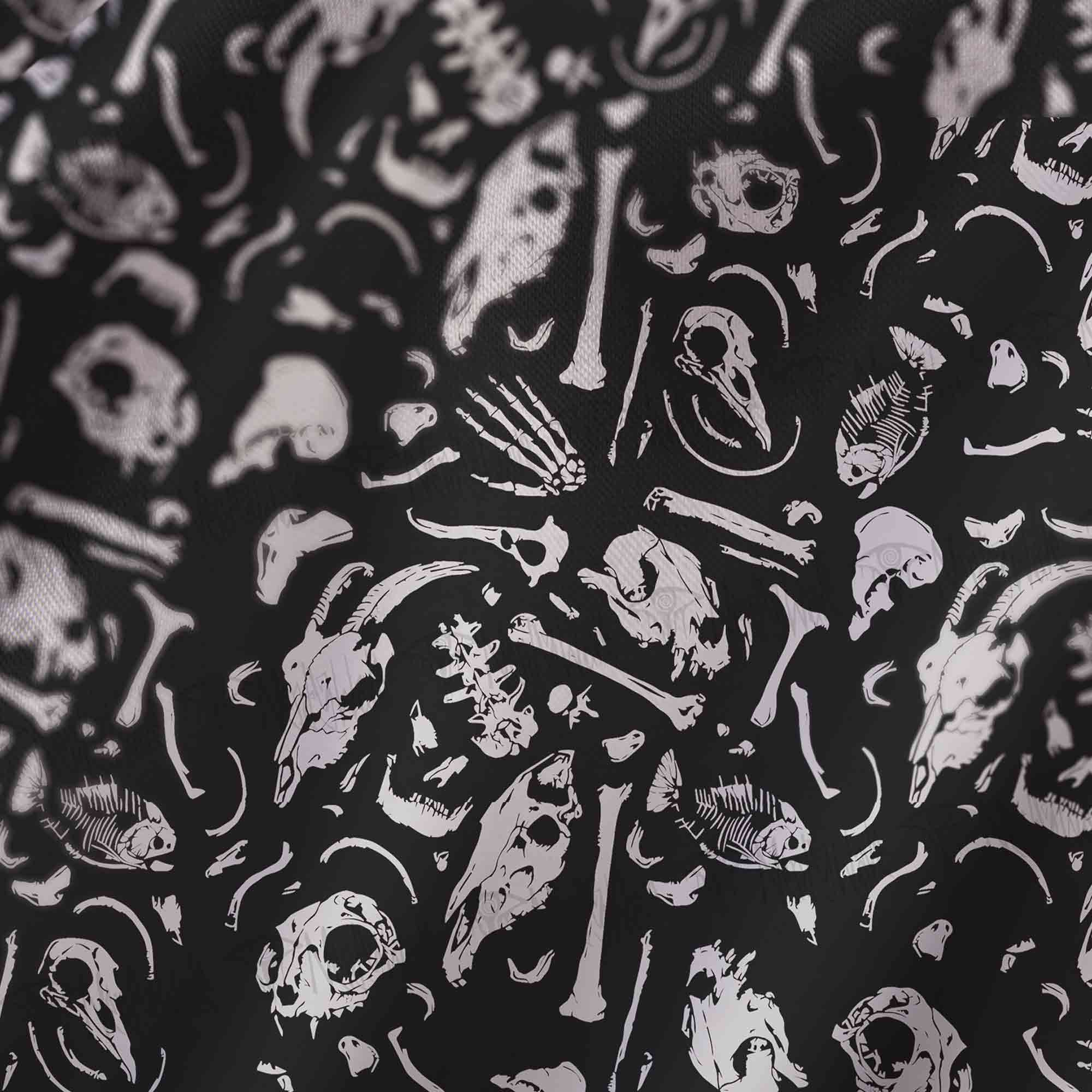 Dinosaur Fossils Cowl Neck Slip Dress