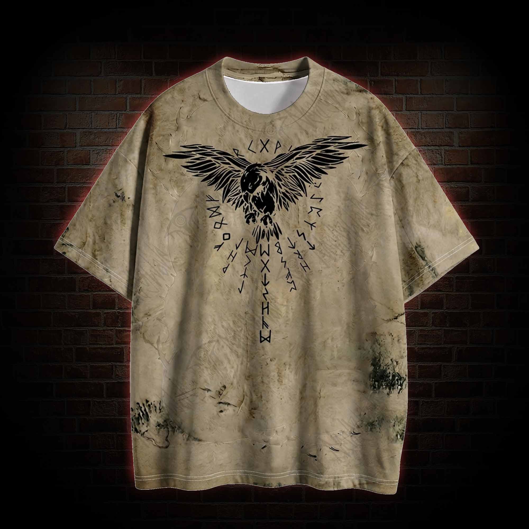 Shadow Raven Vintage Graphic T-shirt