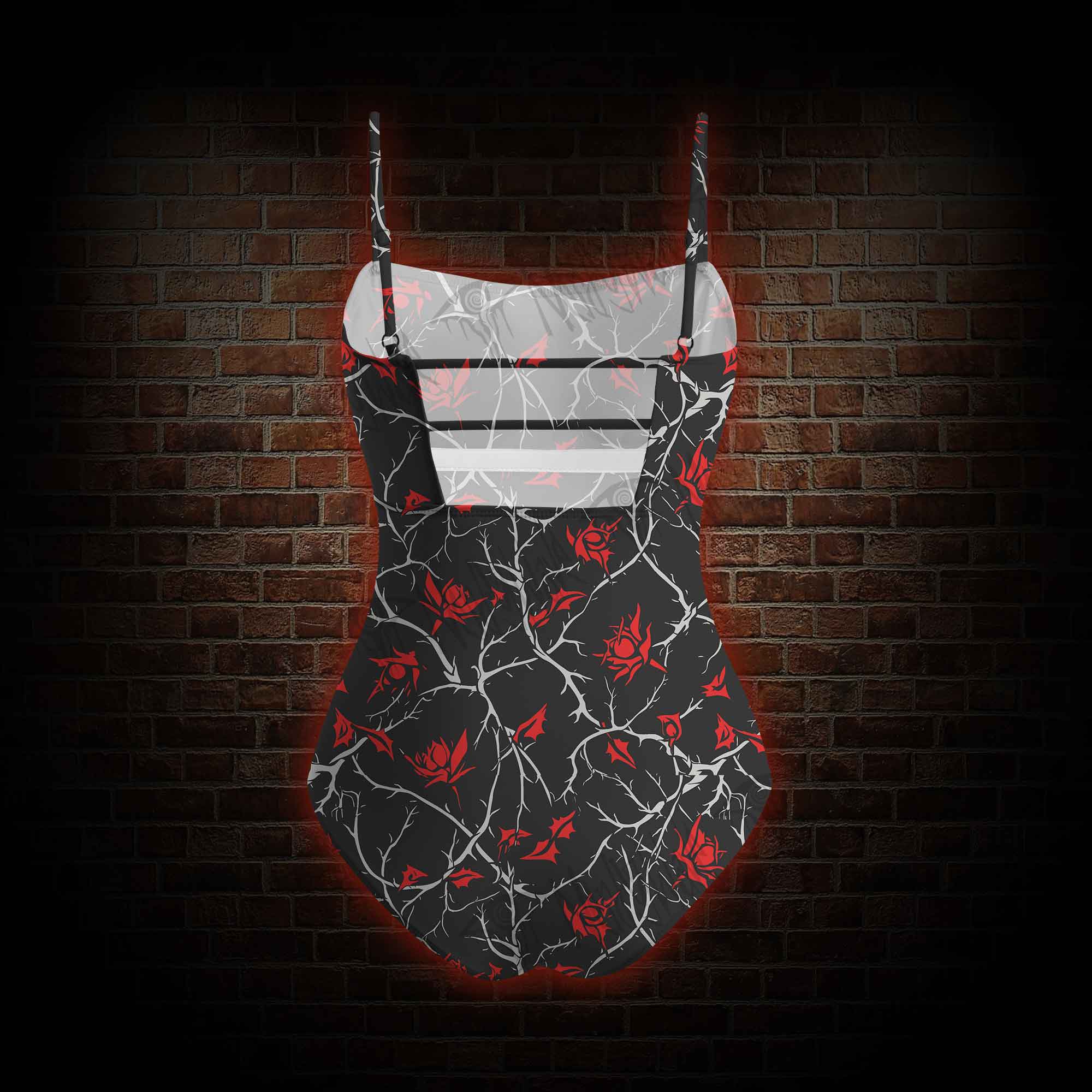 Thorns Slim-Strap Swimsuit