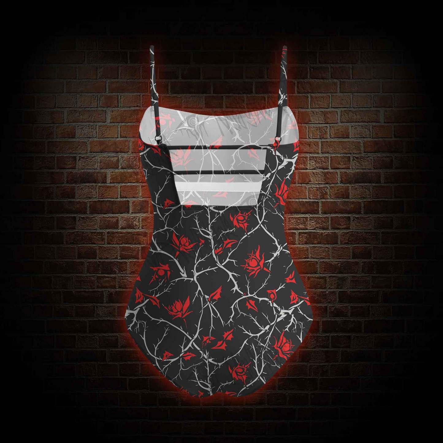 Thorns Slim-Strap Swimsuit