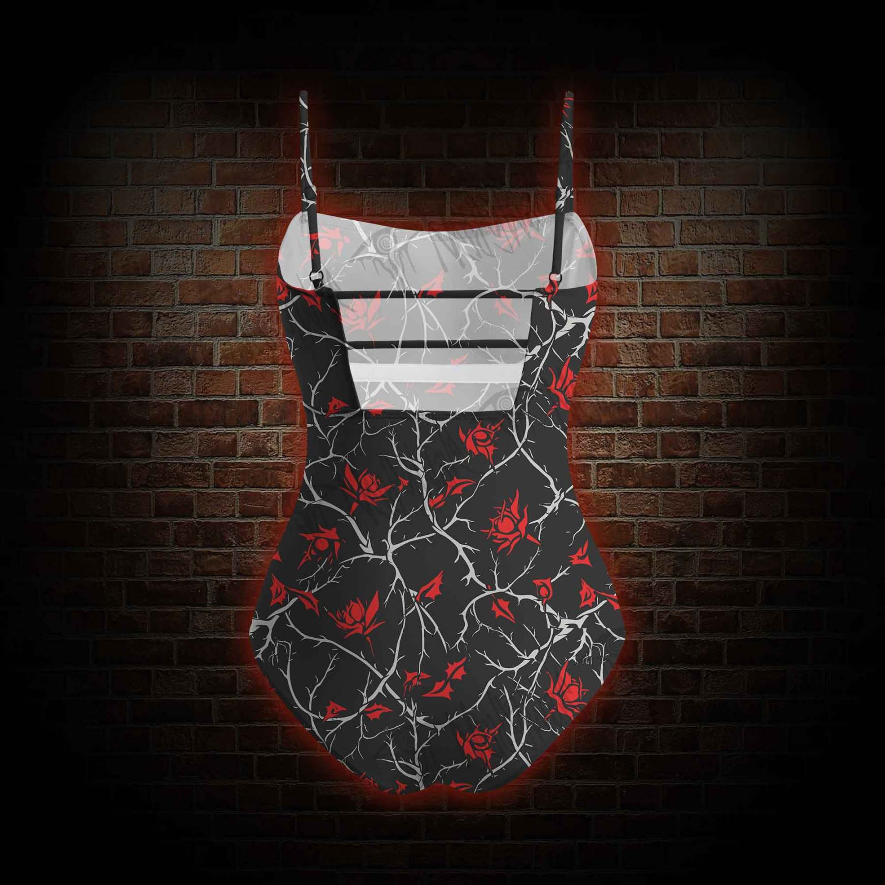 Thorns Slim-Strap Swimsuit