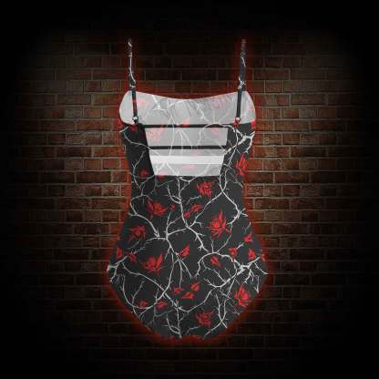 Thorns Slim-Strap Swimsuit