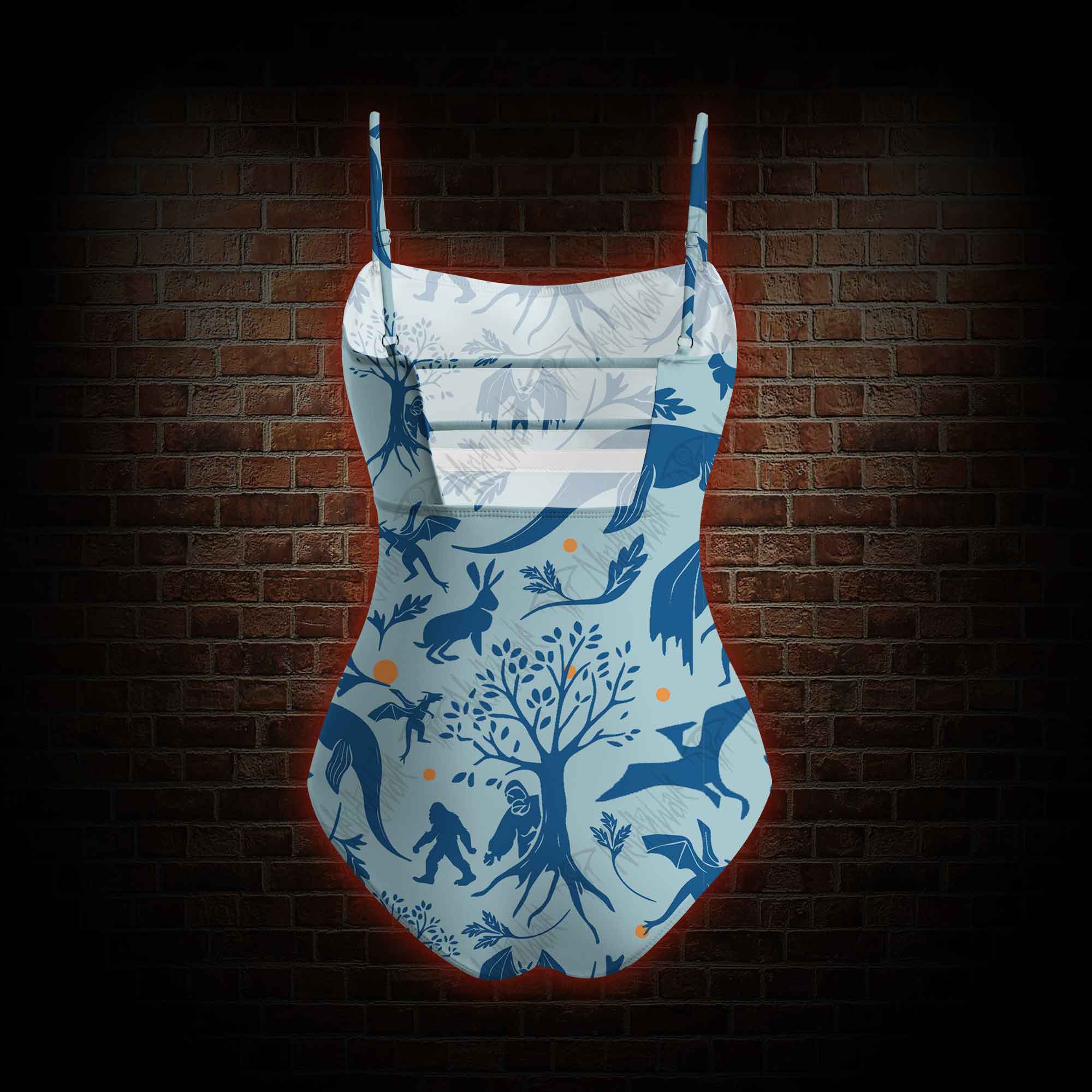 Hide&Seek World Champion Slim-Strap Swimsuit