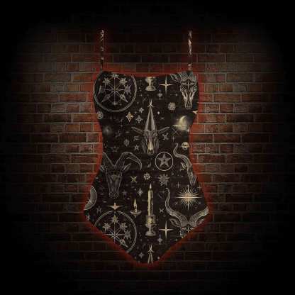 Baphomet Slim-Strap Swimsuit