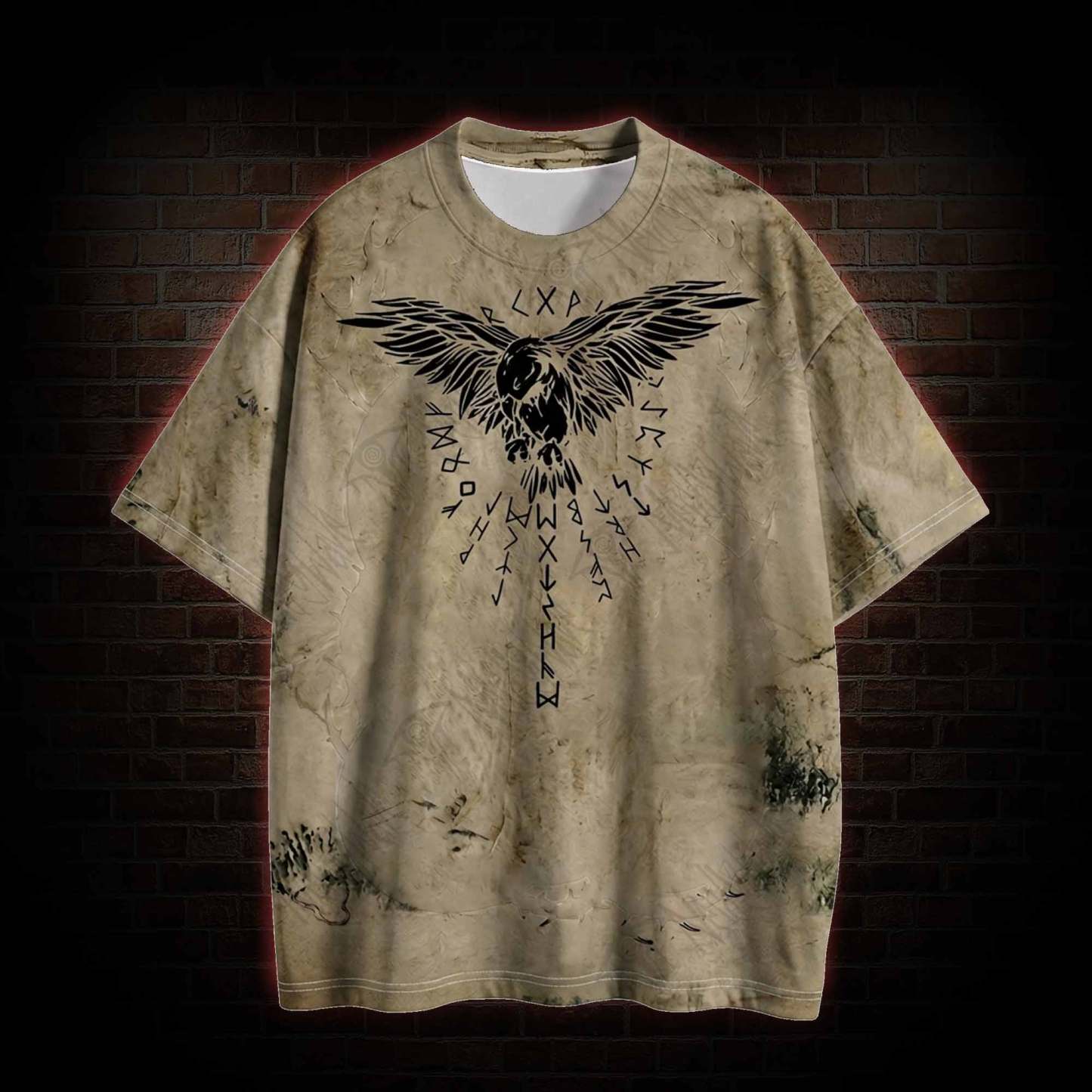 Shadow Raven Vintage Graphic T-shirt