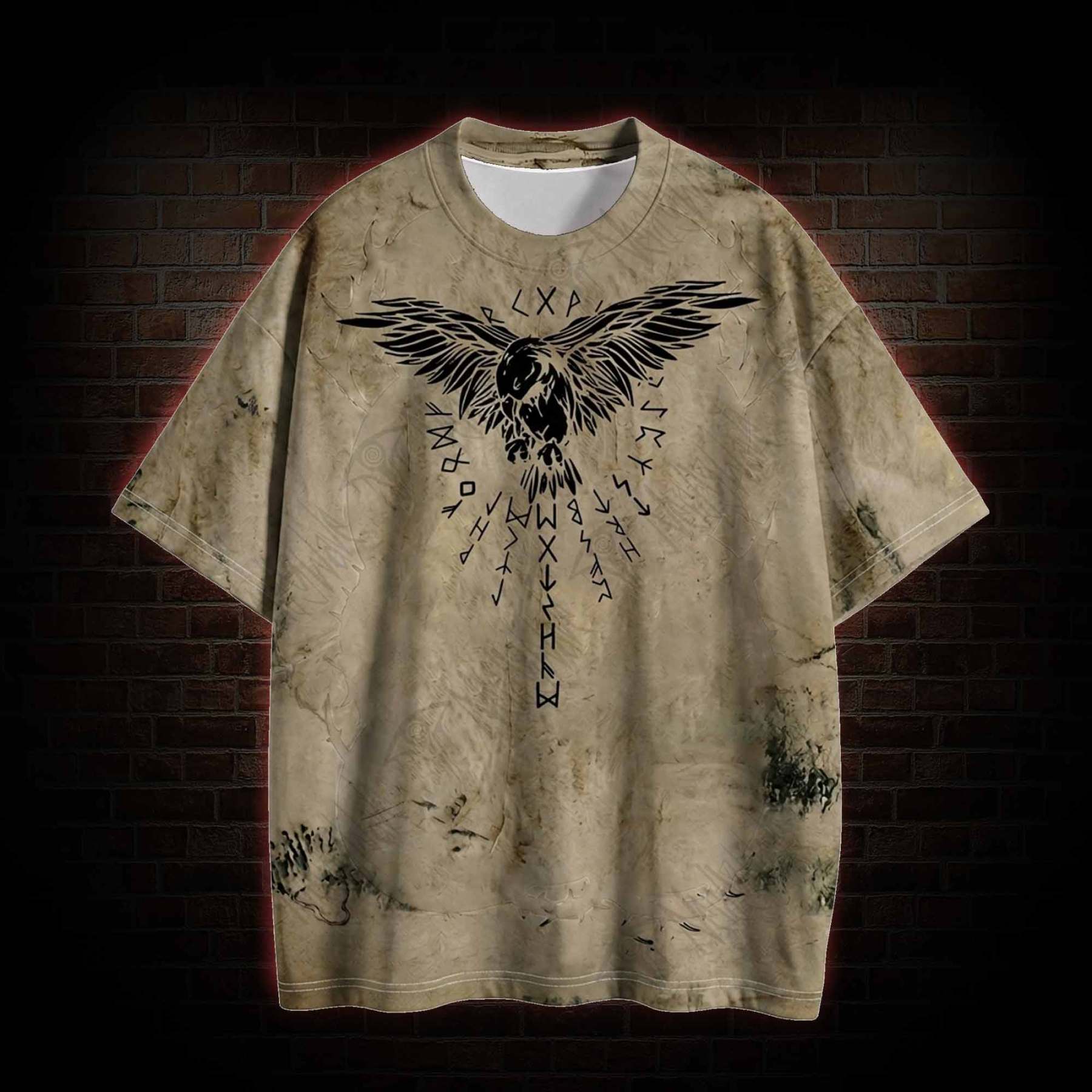 Shadow Raven Vintage Graphic T-shirt