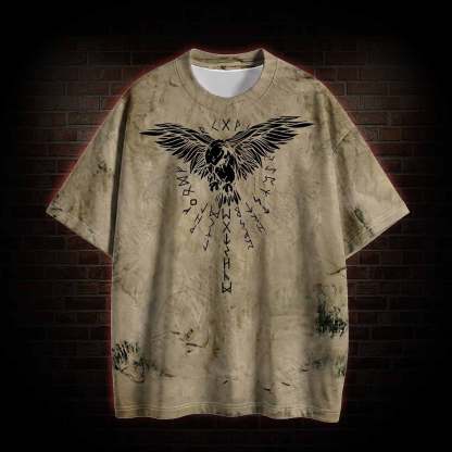 Shadow Raven Vintage Graphic T-shirt