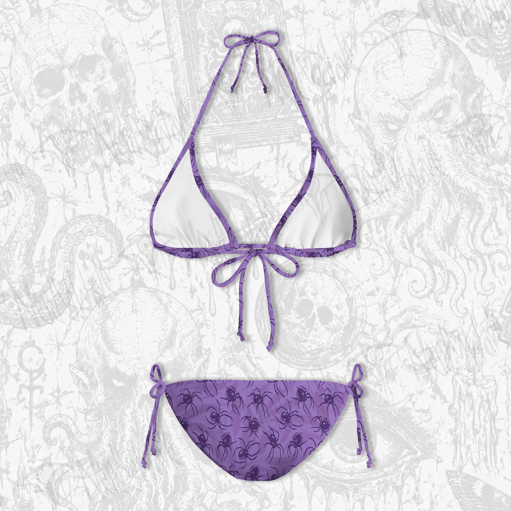 Spiders Women's Adjustable Tie-Strap Bikini