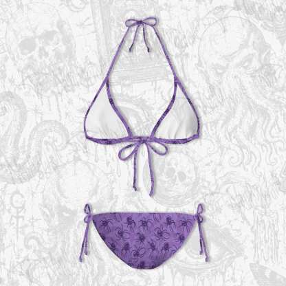 Spiders Women's Adjustable Tie-Strap Bikini