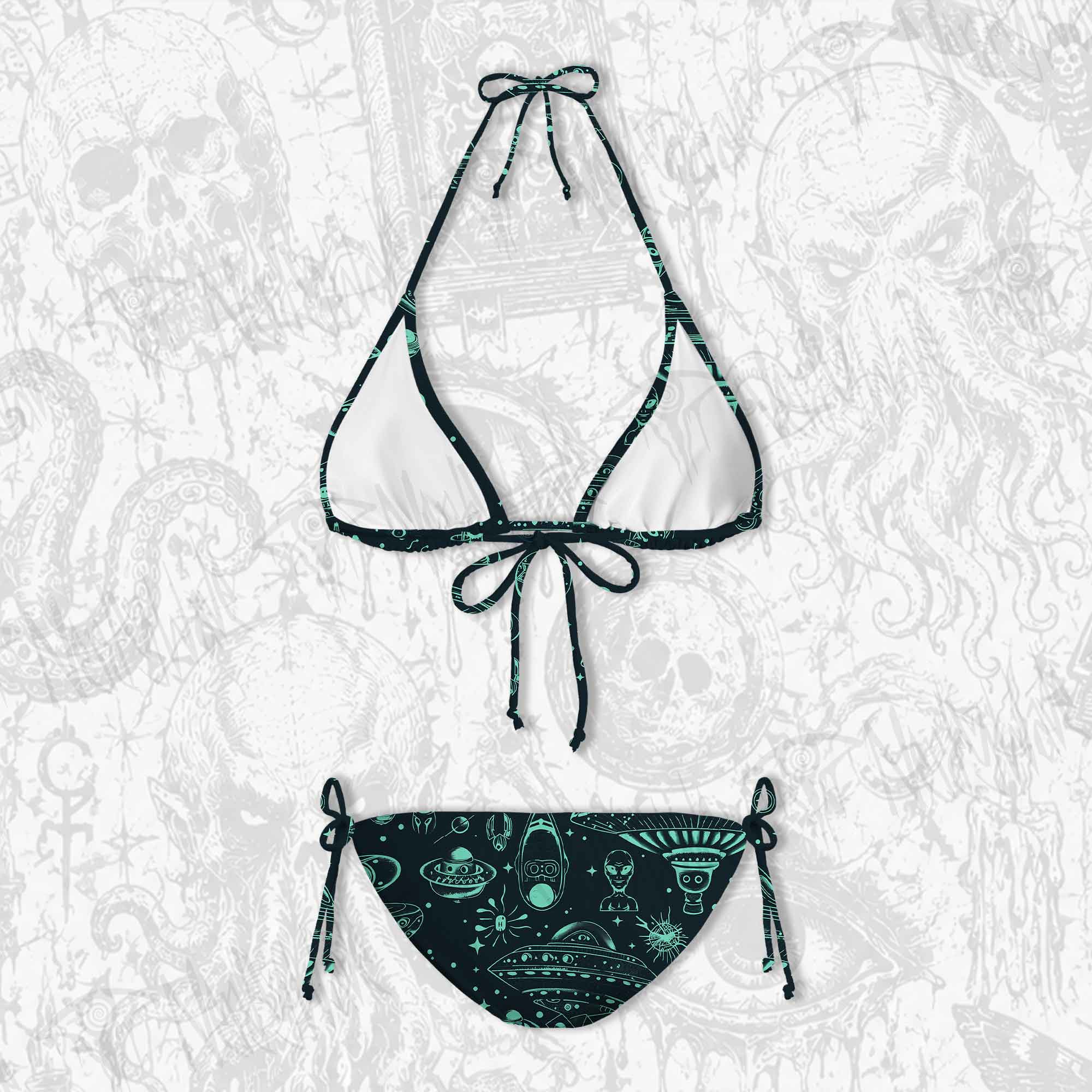 Outer Space Women's Adjustable Tie-Strap Bikini