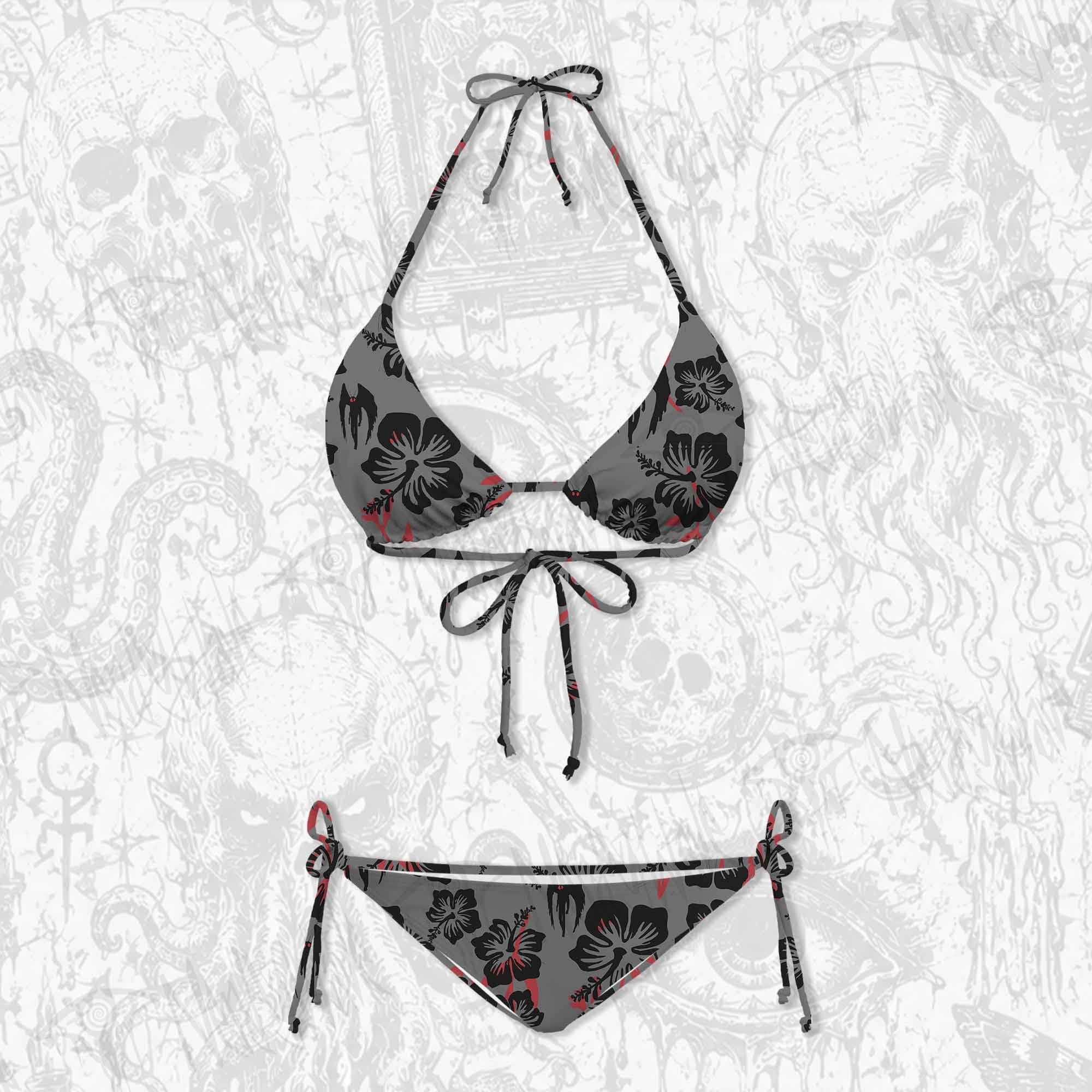 Mothman Women's Adjustable Tie-Strap Bikini