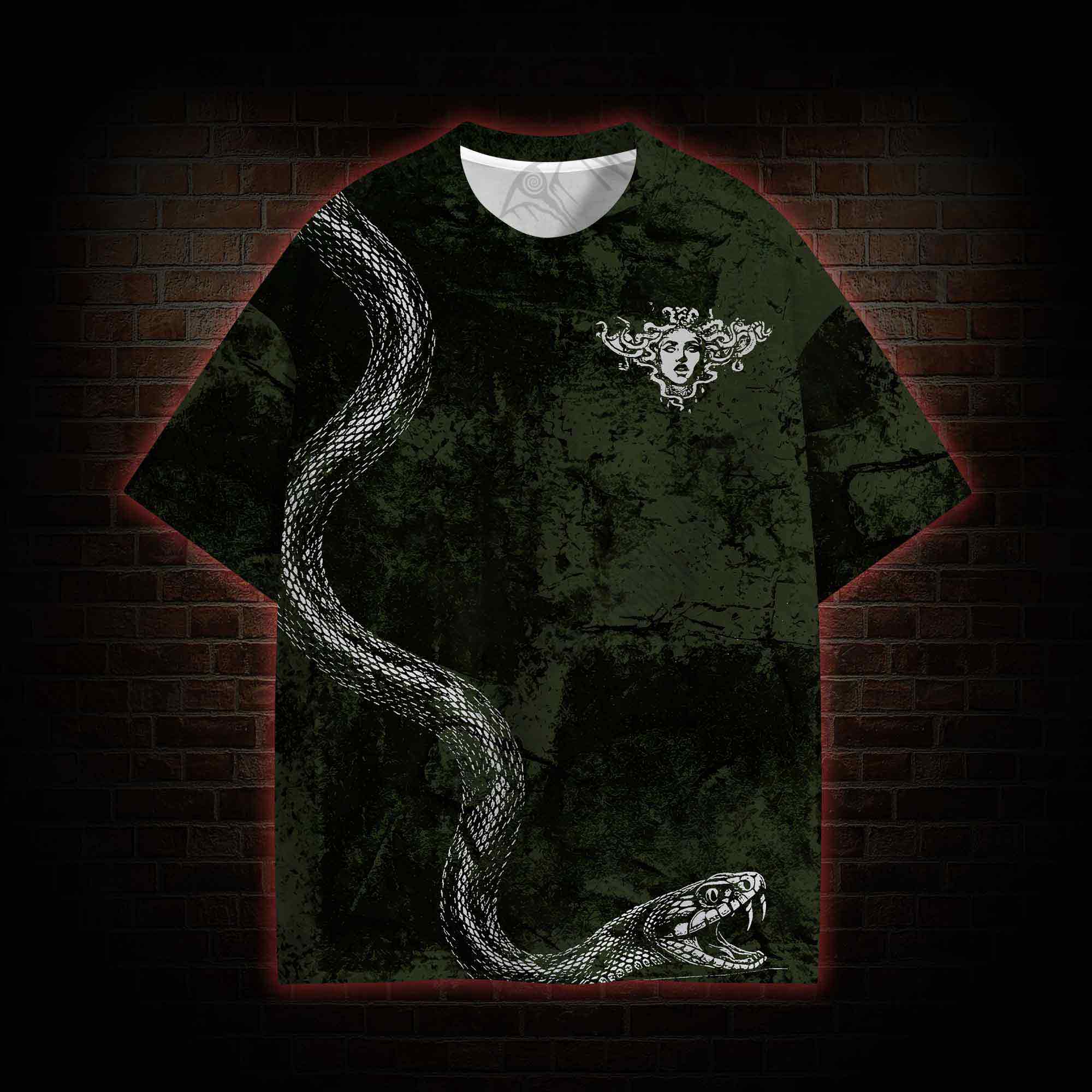 Medusa Snakes Graphic T-shirt