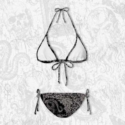 Cthulhu Mythos Women's Adjustable Tie-Strap Bikini