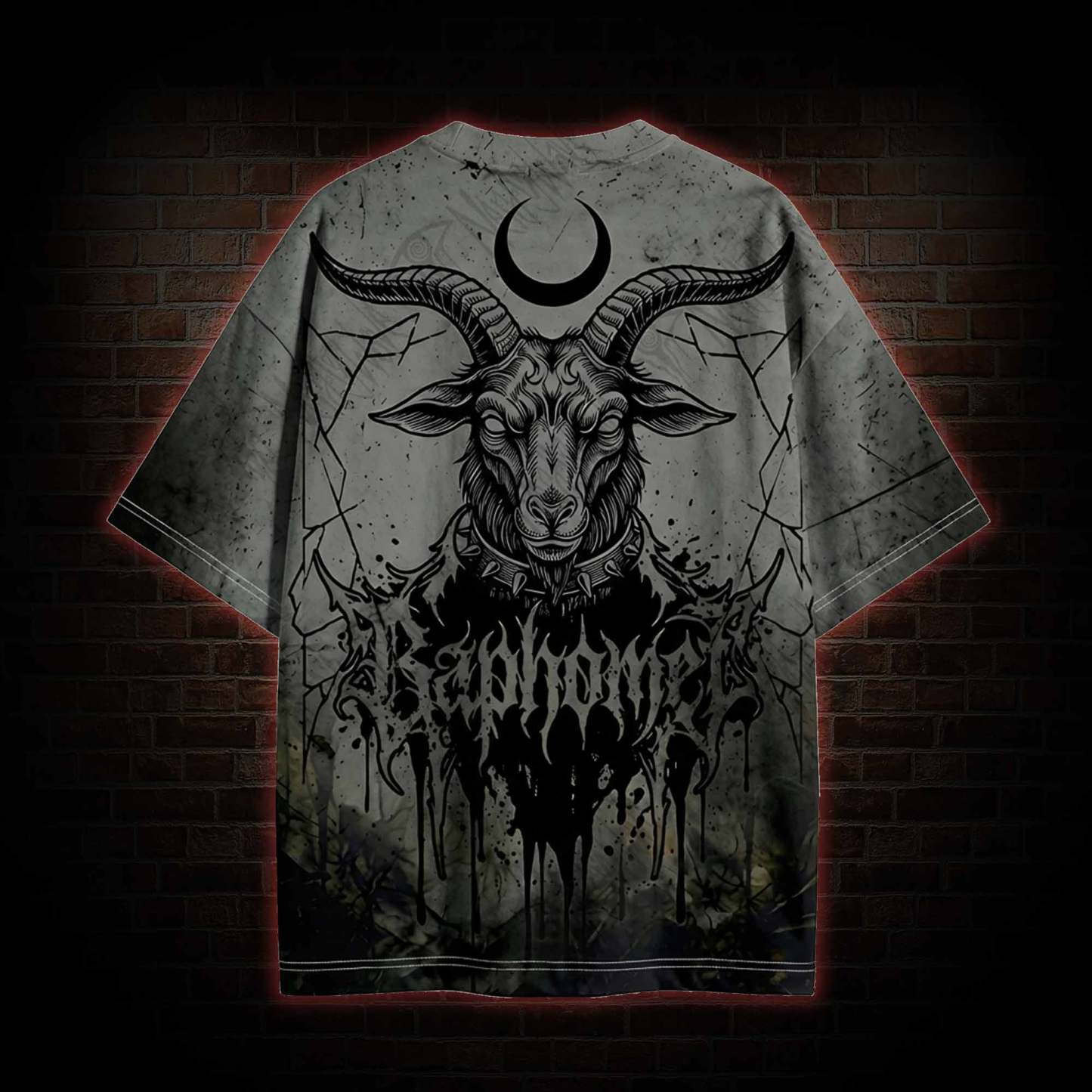 [Copy]Baphomet Demon Graphic T-shirt