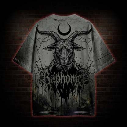 [Copy]Baphomet Demon Graphic T-shirt