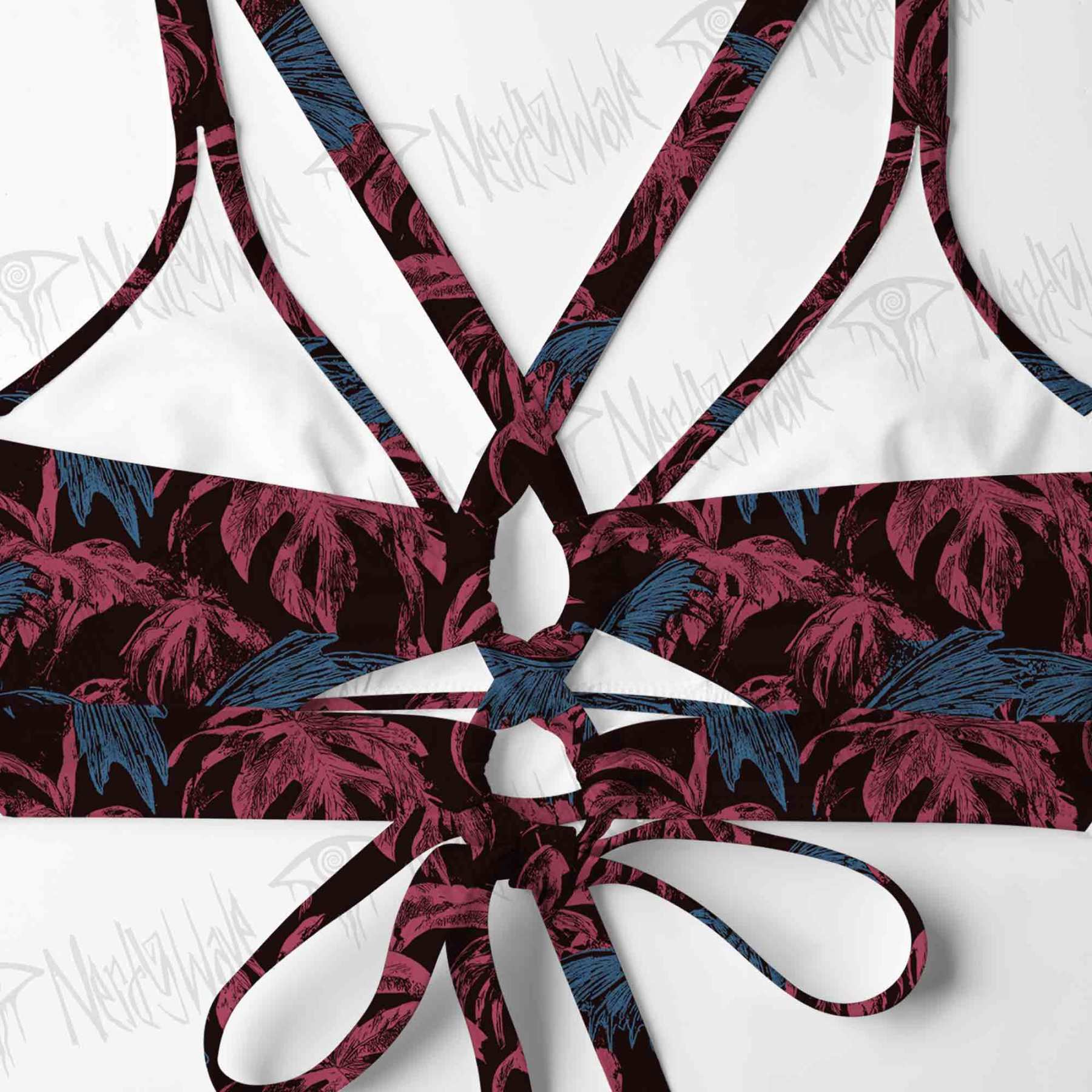 Crows Fly among the Palm Trees Bikini Set