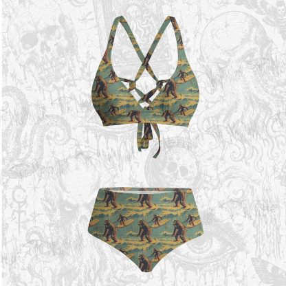 Bigfoot Surfing Bikini Set
