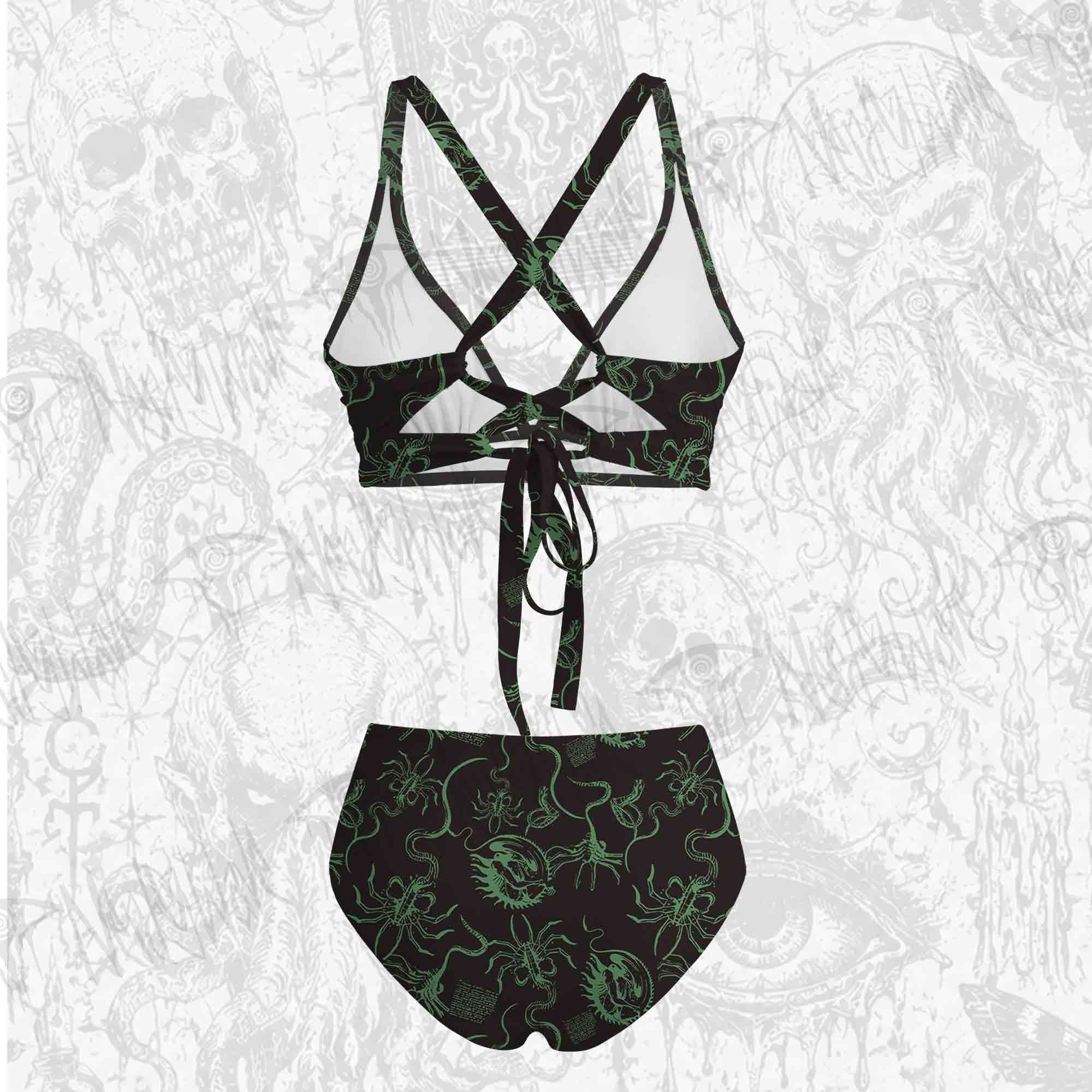 Alien Delivery Guy Bikini Set