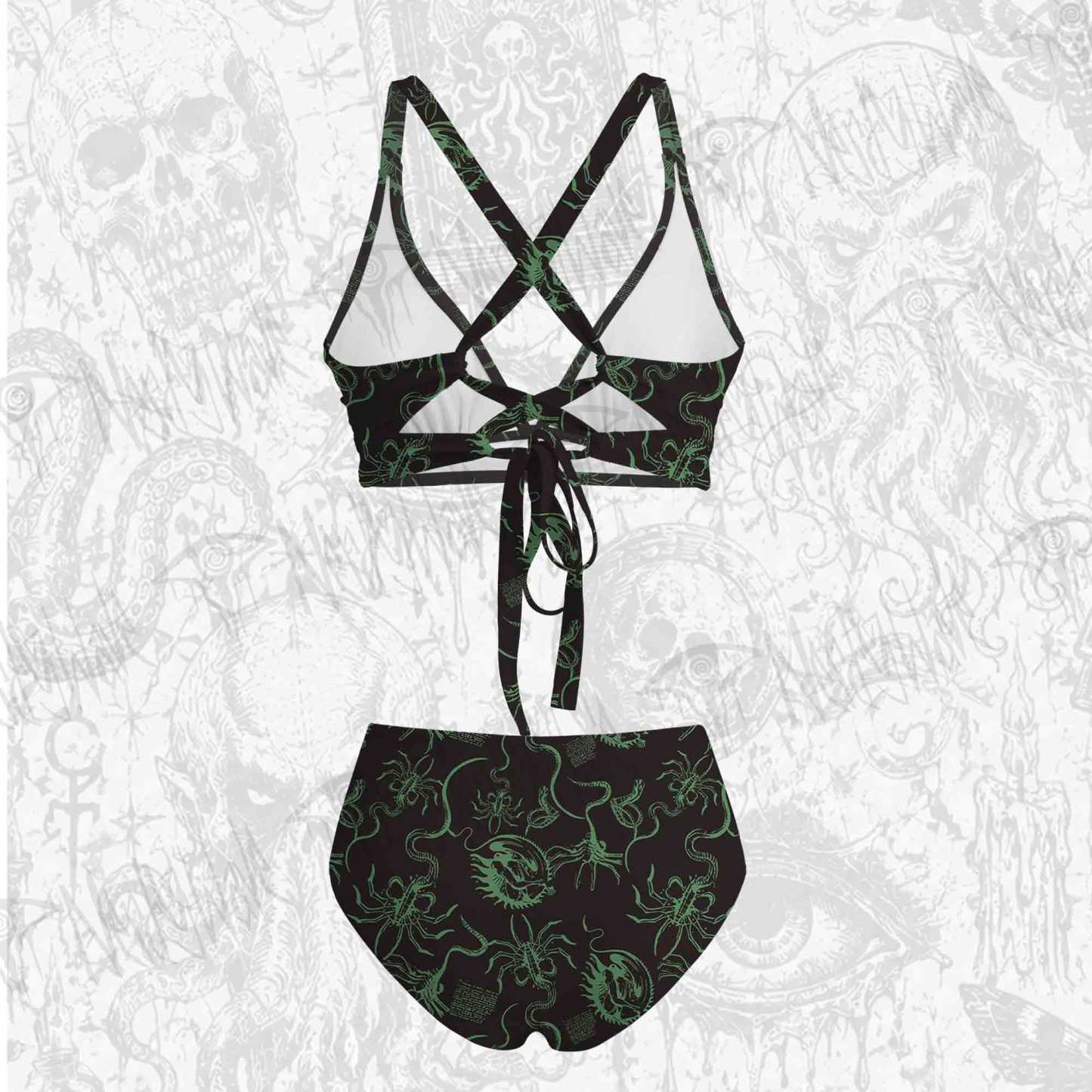 Alien Delivery Guy Bikini Set