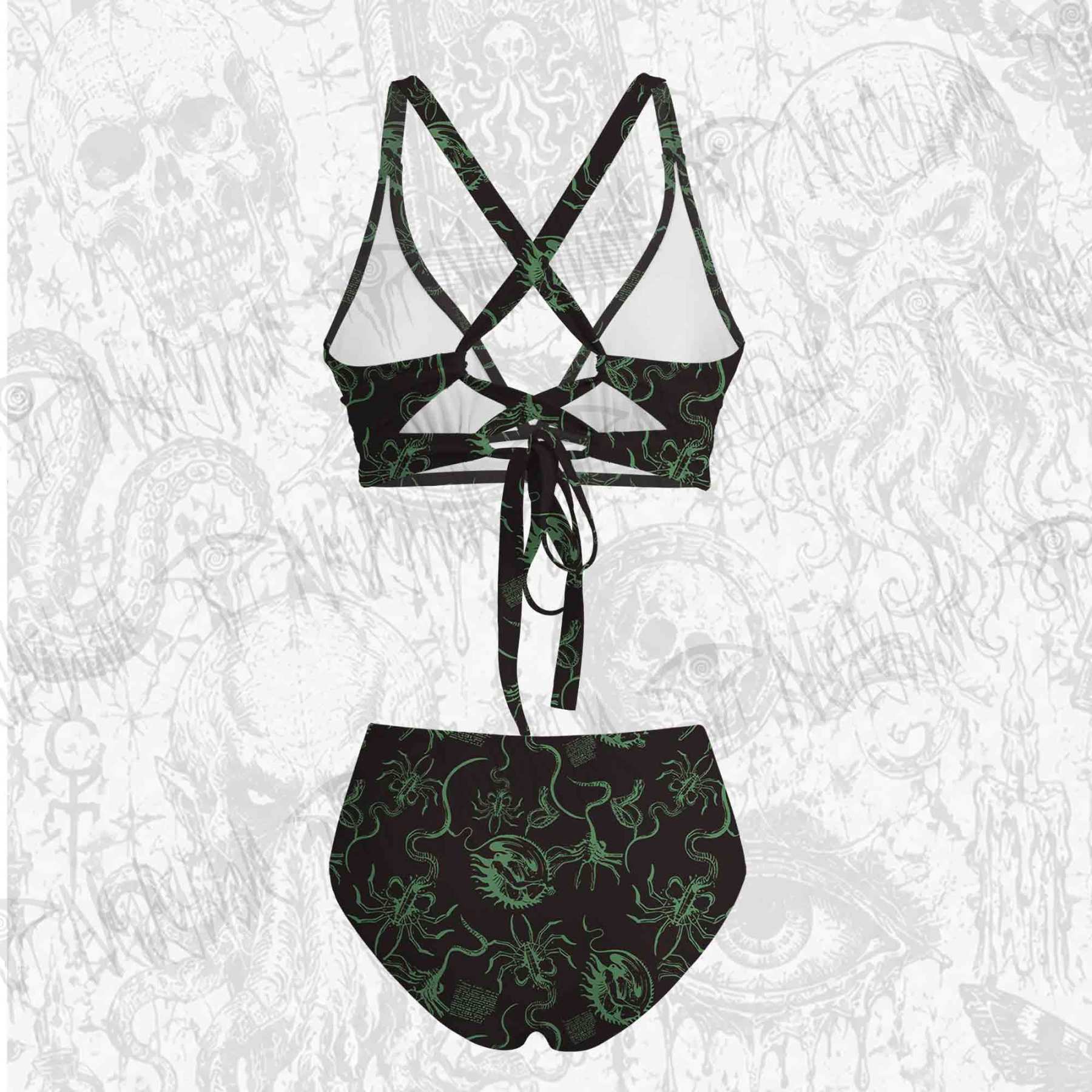 Alien Delivery Guy Bikini Set