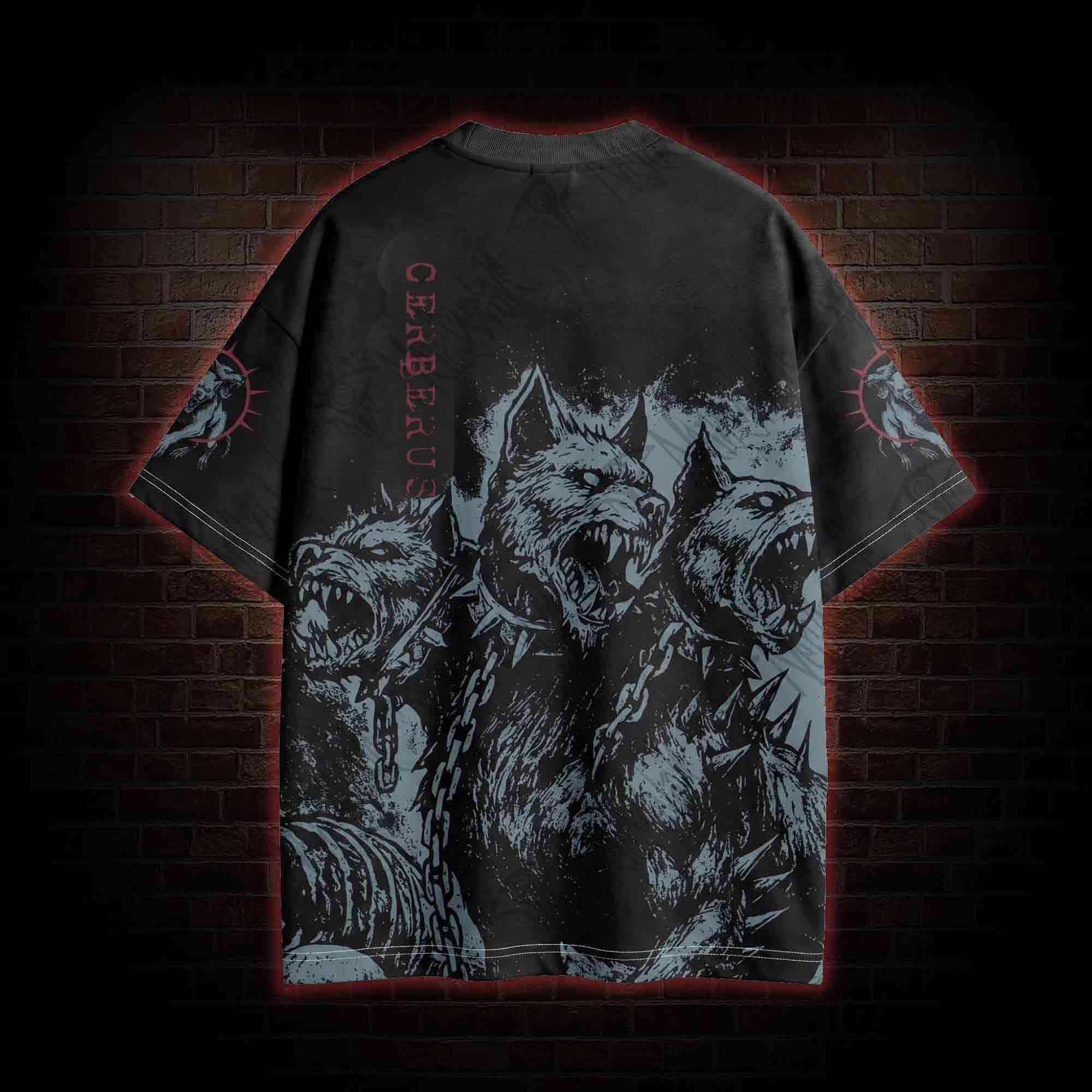 Cerberus Horror Vintage Graphic T-shirt