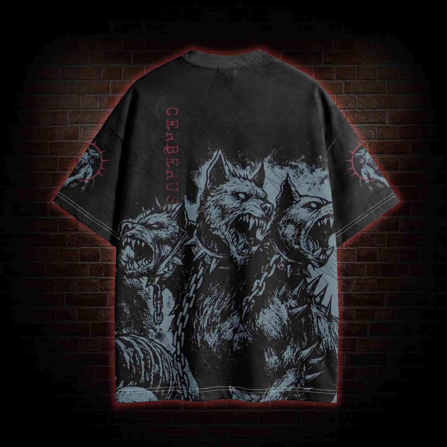 Cerberus Horror Vintage Graphic T-shirt
