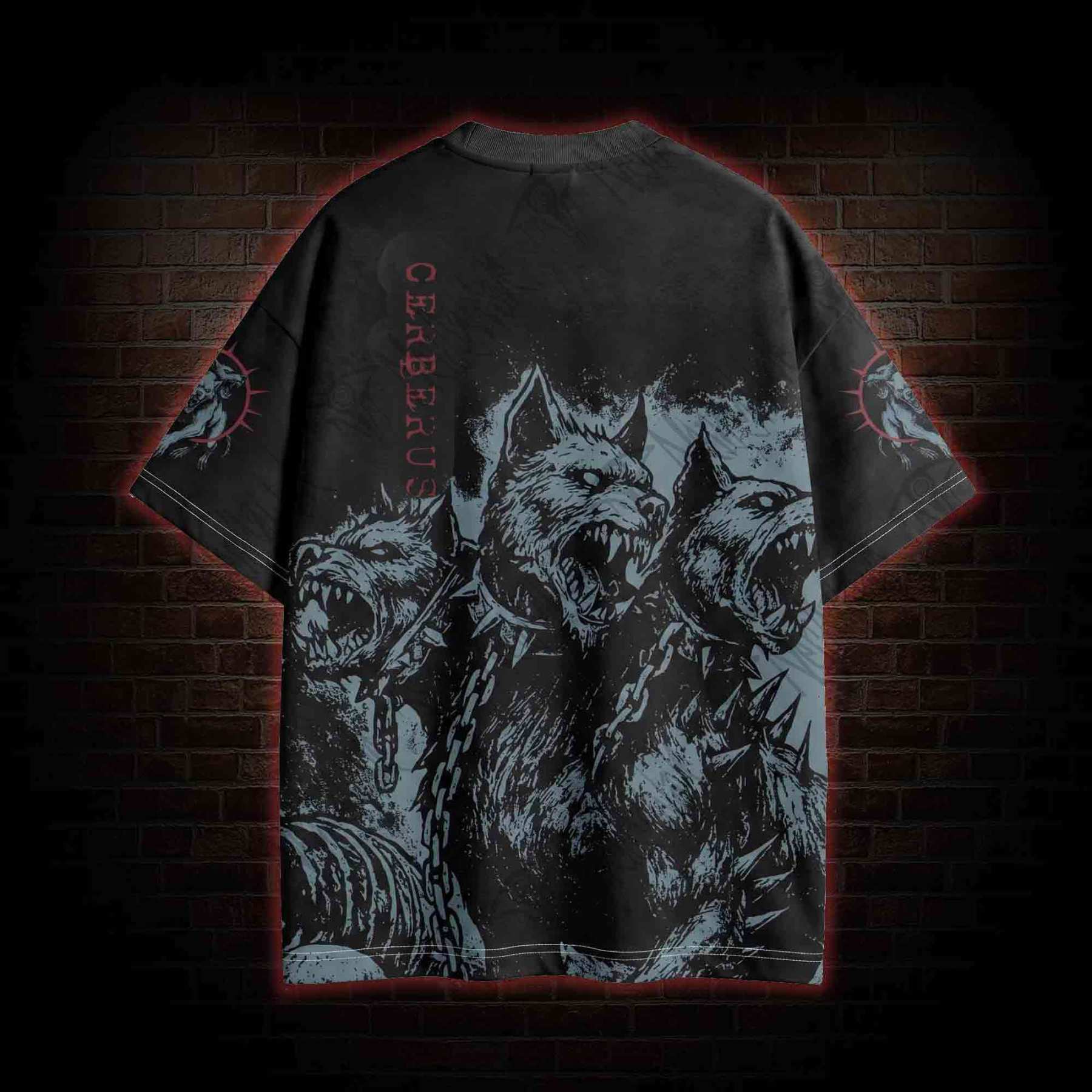 Cerberus Horror Vintage Graphic T-shirt