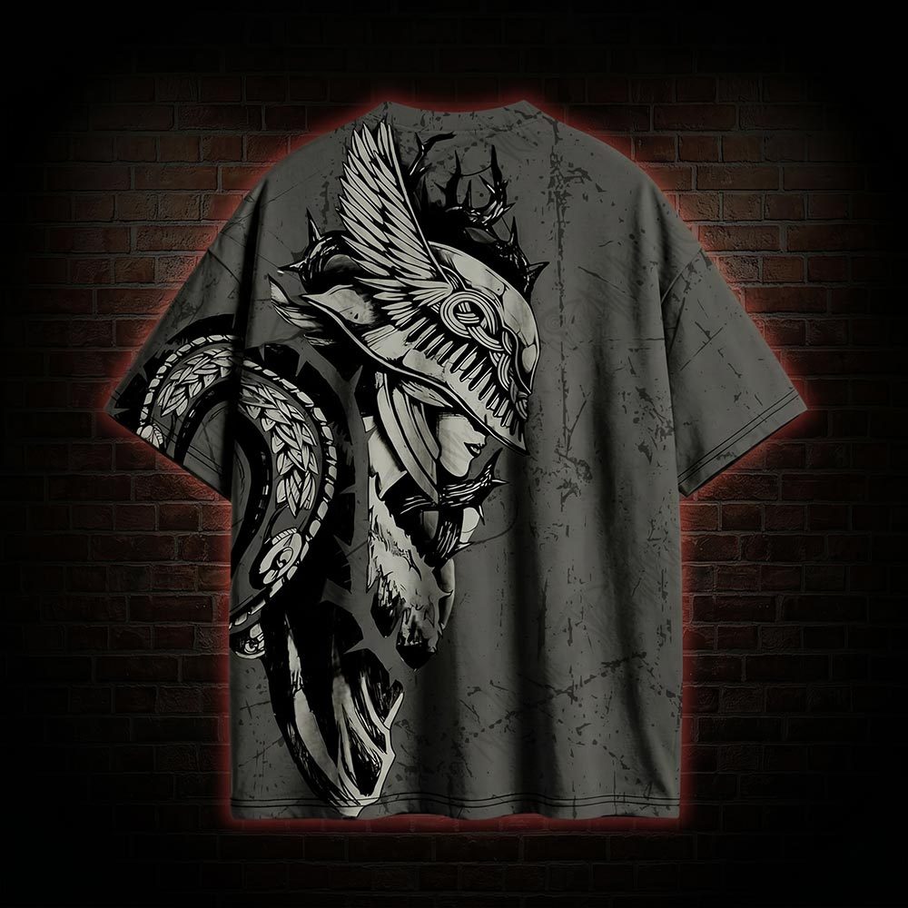 Retro A Peerless Warrior Graphic T-shirt