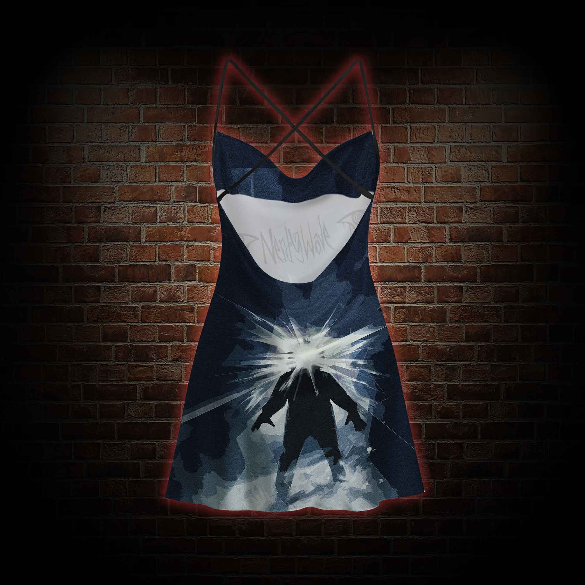 The Thing Horror Cowl Neck Slip Dress
