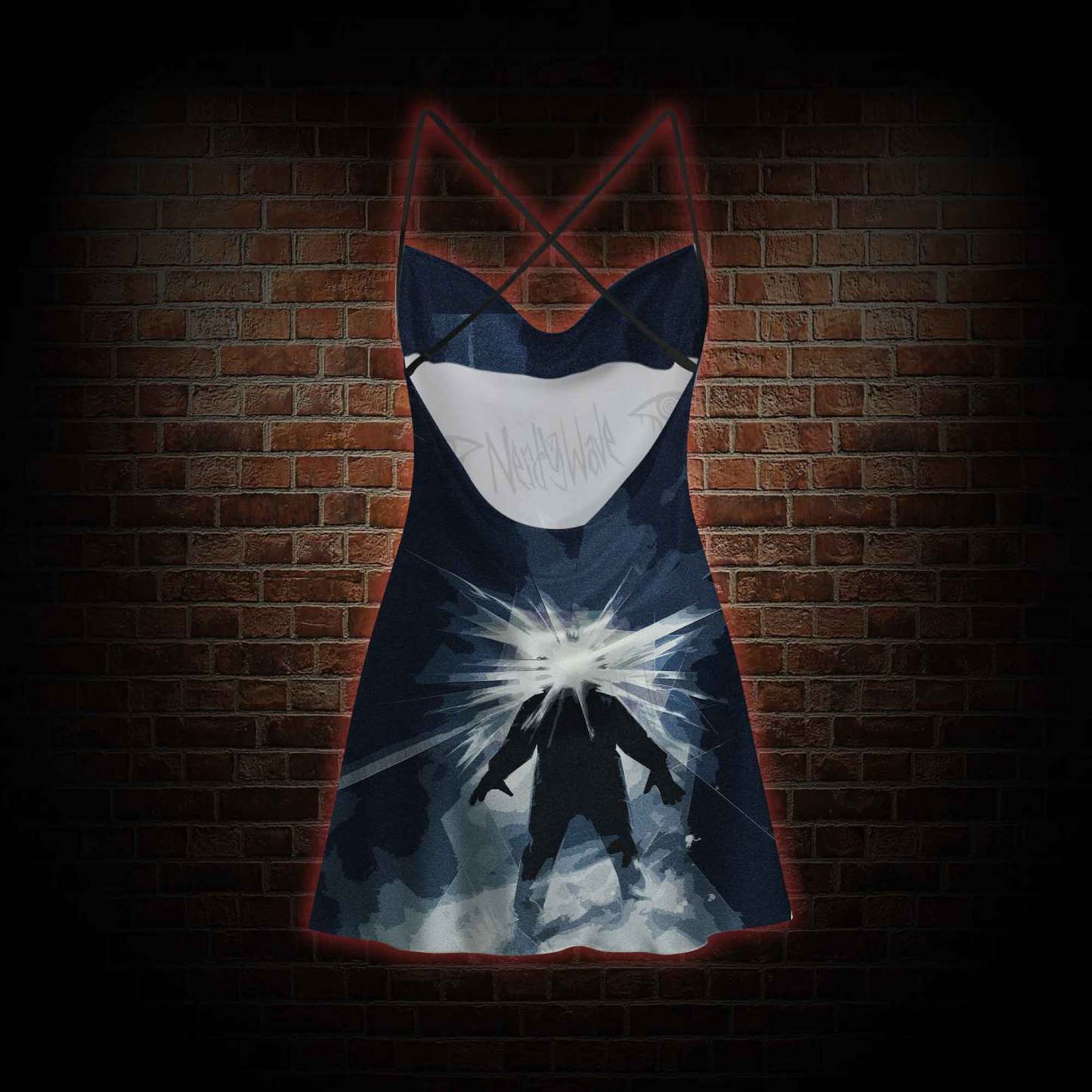 The Thing Horror Cowl Neck Slip Dress