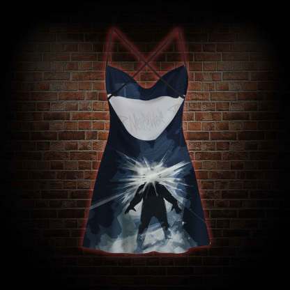The Thing Horror Cowl Neck Slip Dress