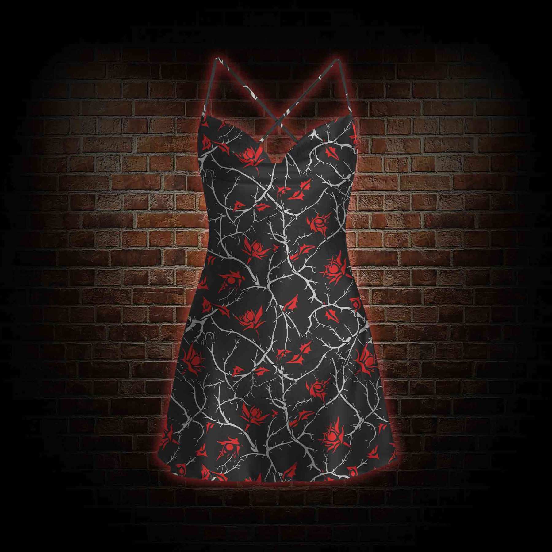 Thorns Cowl Neck Slip Dress