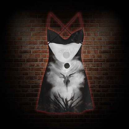 Angel of Death Cowl Neck Slip Dress