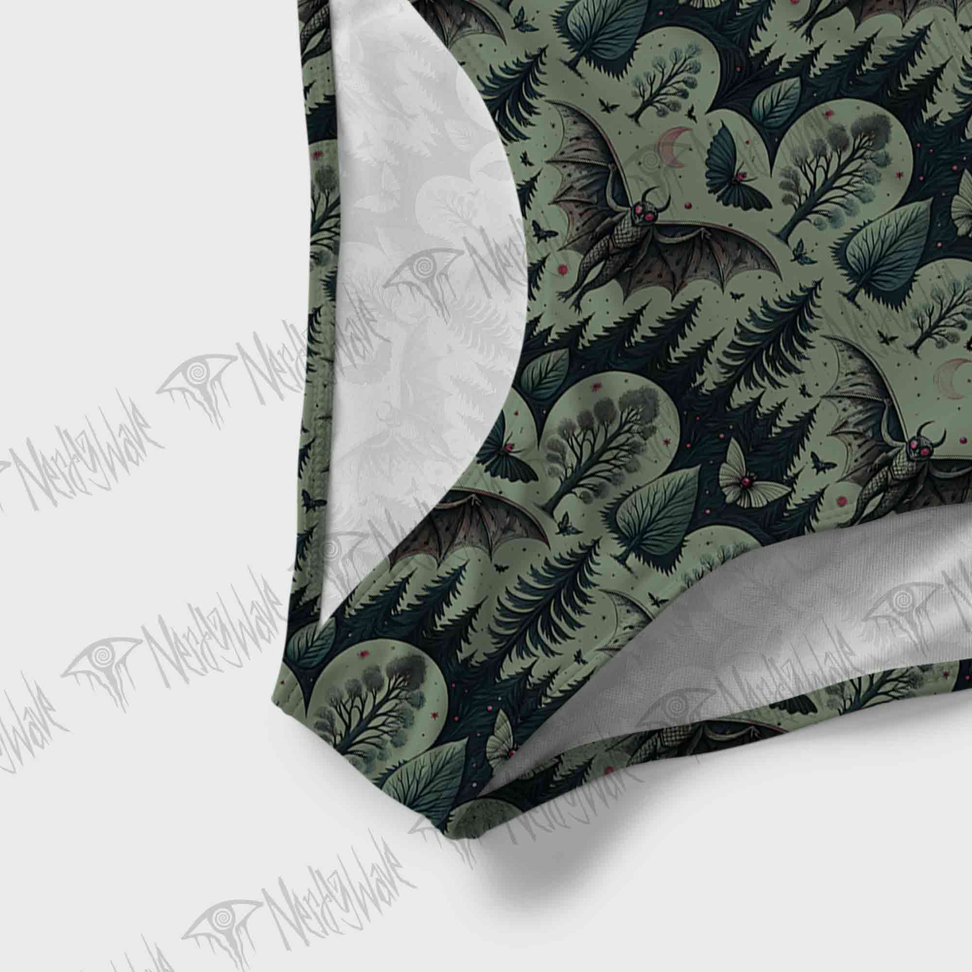 Home of the Mothman Slim-Strap Swimsuit