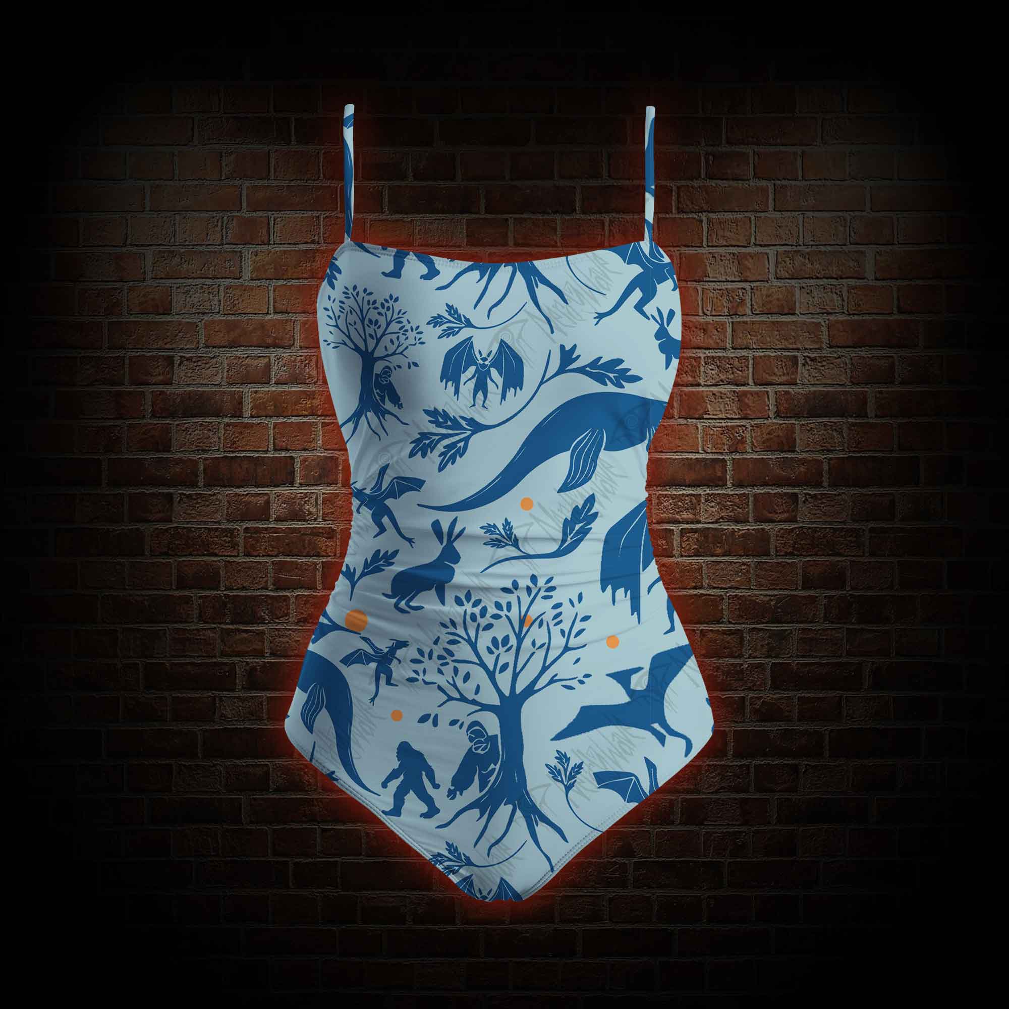 Hide&Seek World Champion Slim-Strap Swimsuit