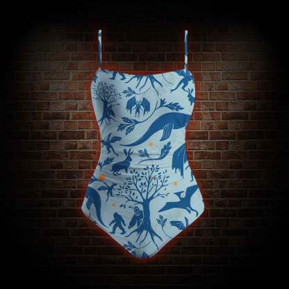 Hide&Seek World Champion Slim-Strap Swimsuit