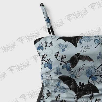 Flying Bats Slim-Strap Swimsuit