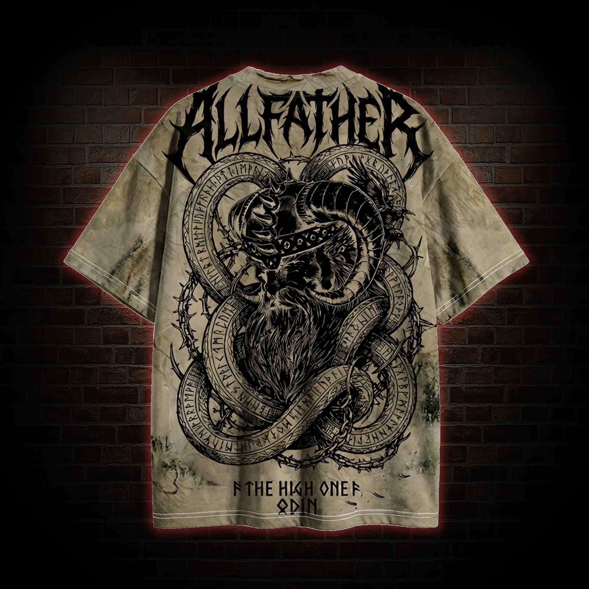 Shadow Raven Vintage Graphic T-shirt