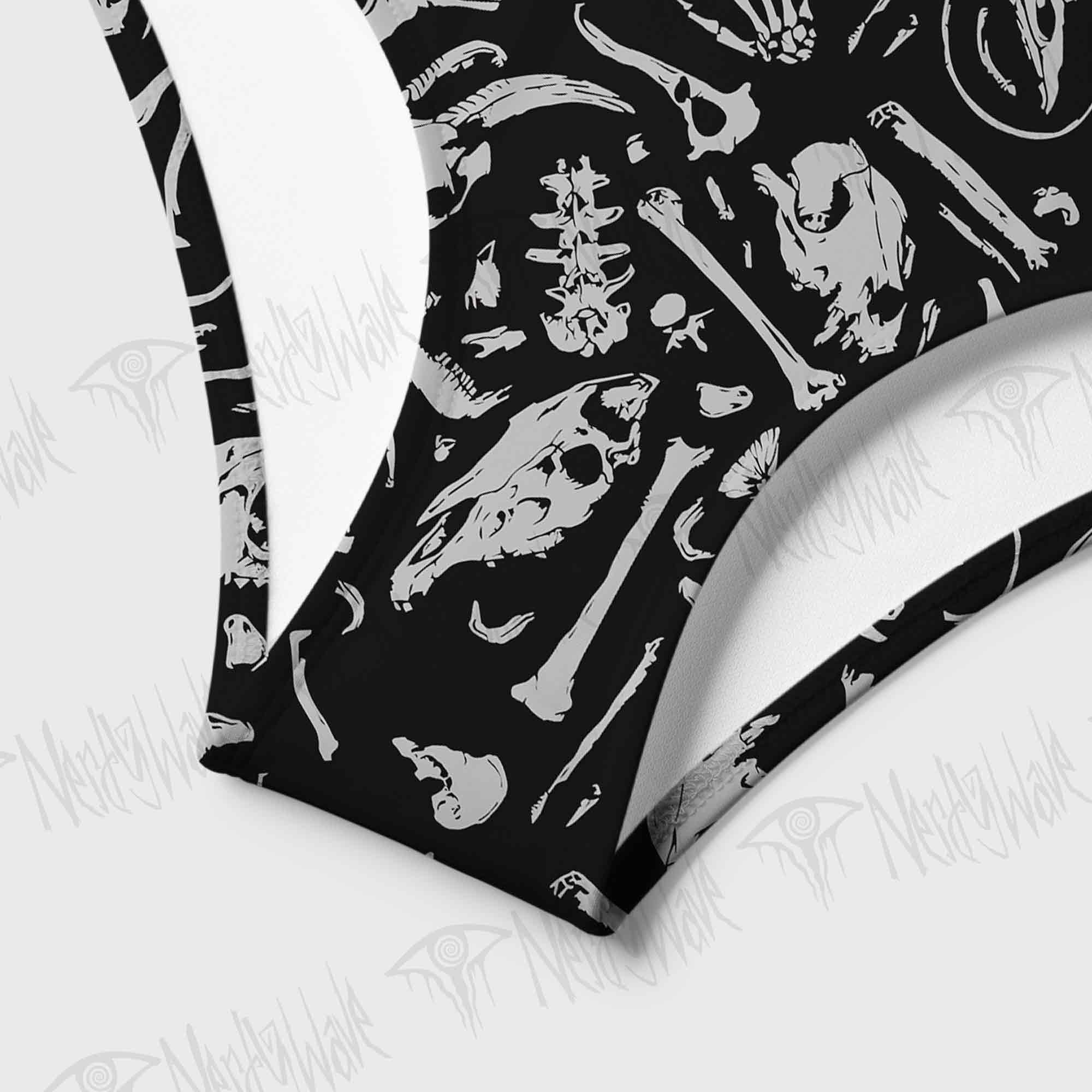 Dinosaur Fossils Women's Adjustable Tie-Strap Bikini